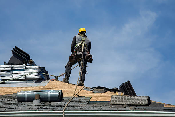 Professional Metal Roofing technician working in Waverley, MA